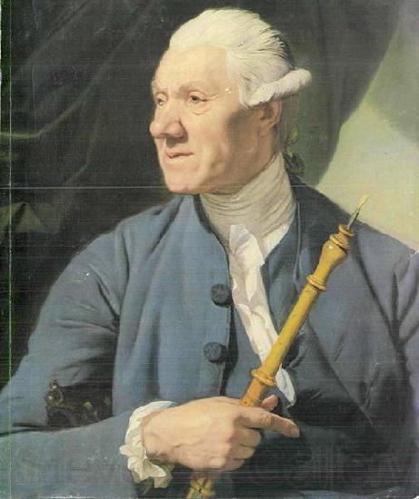 Johann Zoffany The Oboe Player Norge oil painting art